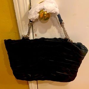 Donna Karan DKNY ruffled leather large tote bag